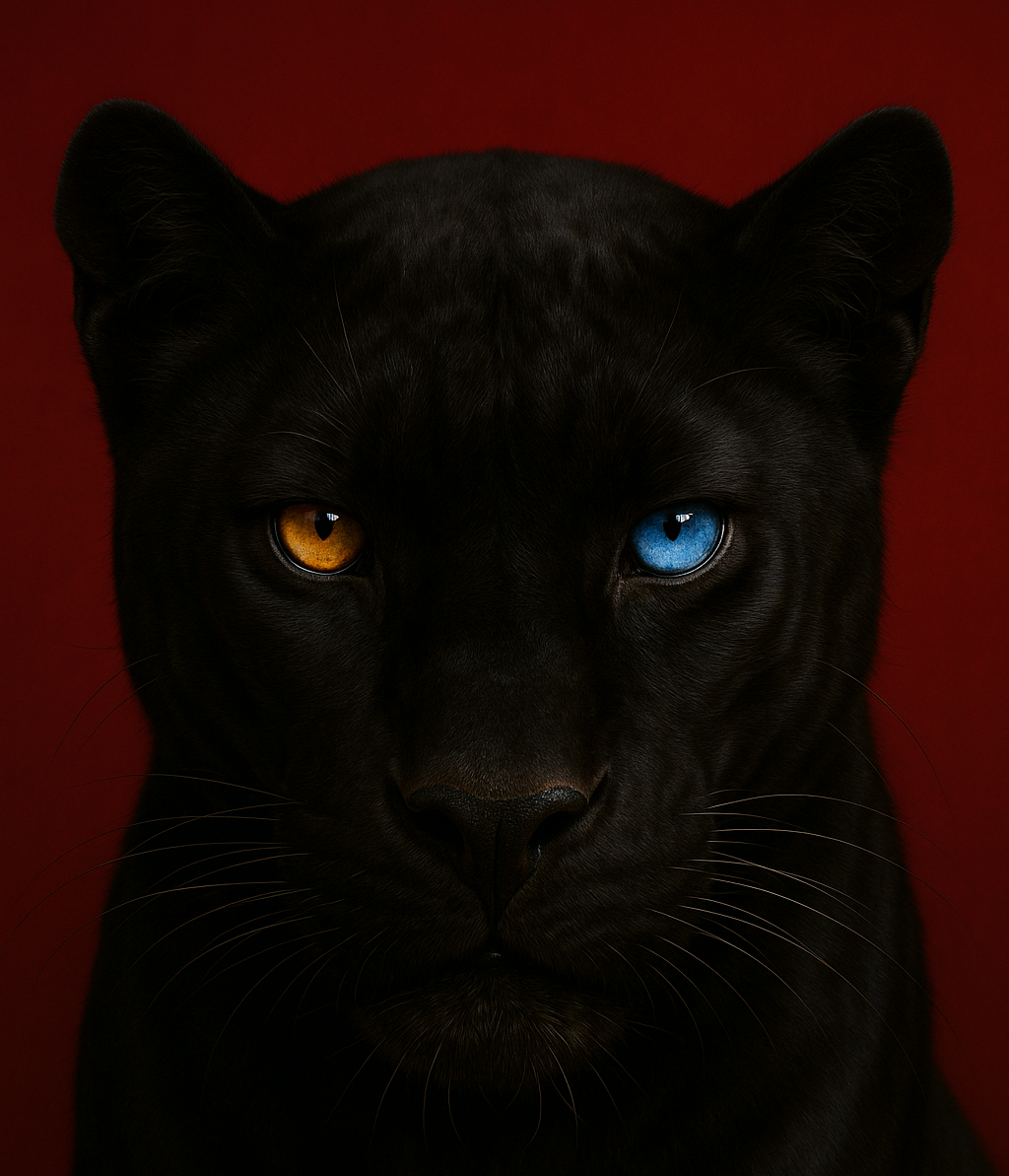 Pantera negra Para que te miren y no puedan dejar de mirar